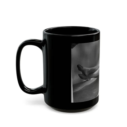 Joan Collins #540 (Vintage Female Icon) Black Coffee Mug - Go Mug Yourself