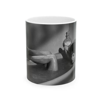 Joan Collins #540 (Vintage Female Icon) White Coffee Mug 11oz - Go Mug Yourself