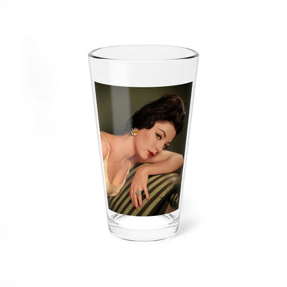 Joan Collins #546 (Vintage Female Icon) Pint Glass 16oz 16oz - Go Mug Yourself