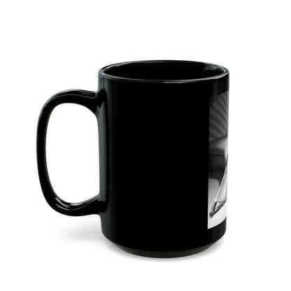 Joan Collins #547 (Vintage Female Icon) Black Coffee Mug - Go Mug Yourself
