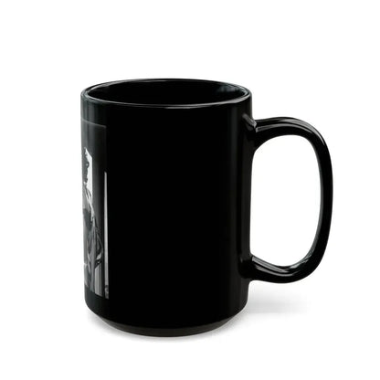 Joan Collins #548 (Vintage Female Icon) Black Coffee Mug - Go Mug Yourself