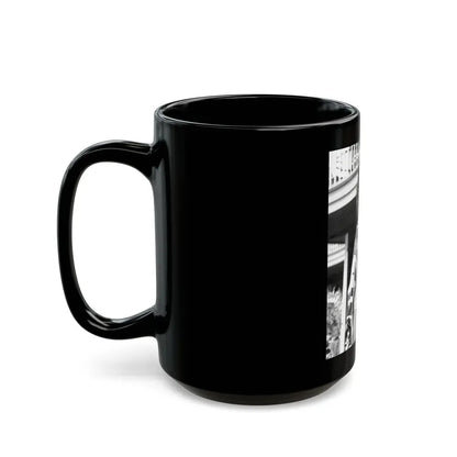 Joan Collins #548 (Vintage Female Icon) Black Coffee Mug - Go Mug Yourself