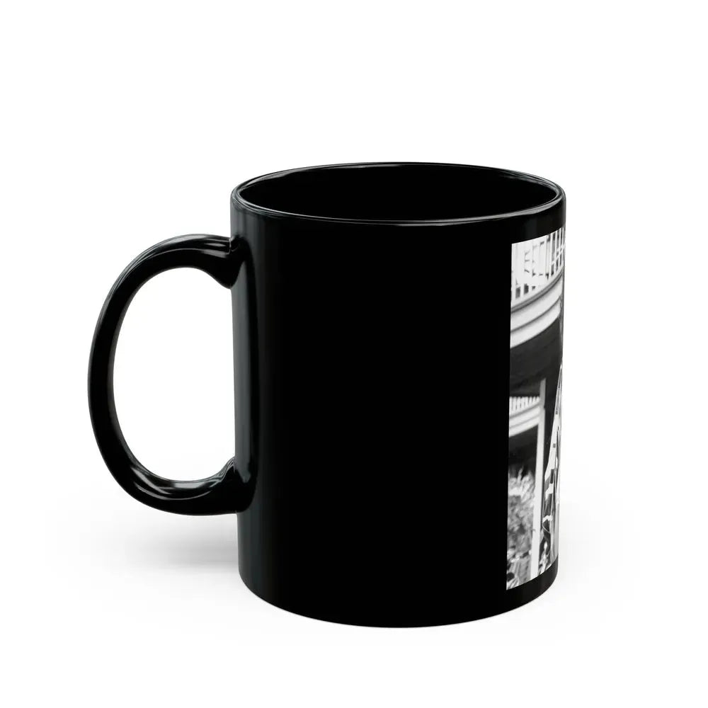 Joan Collins #548 (Vintage Female Icon) Black Coffee Mug - Go Mug Yourself