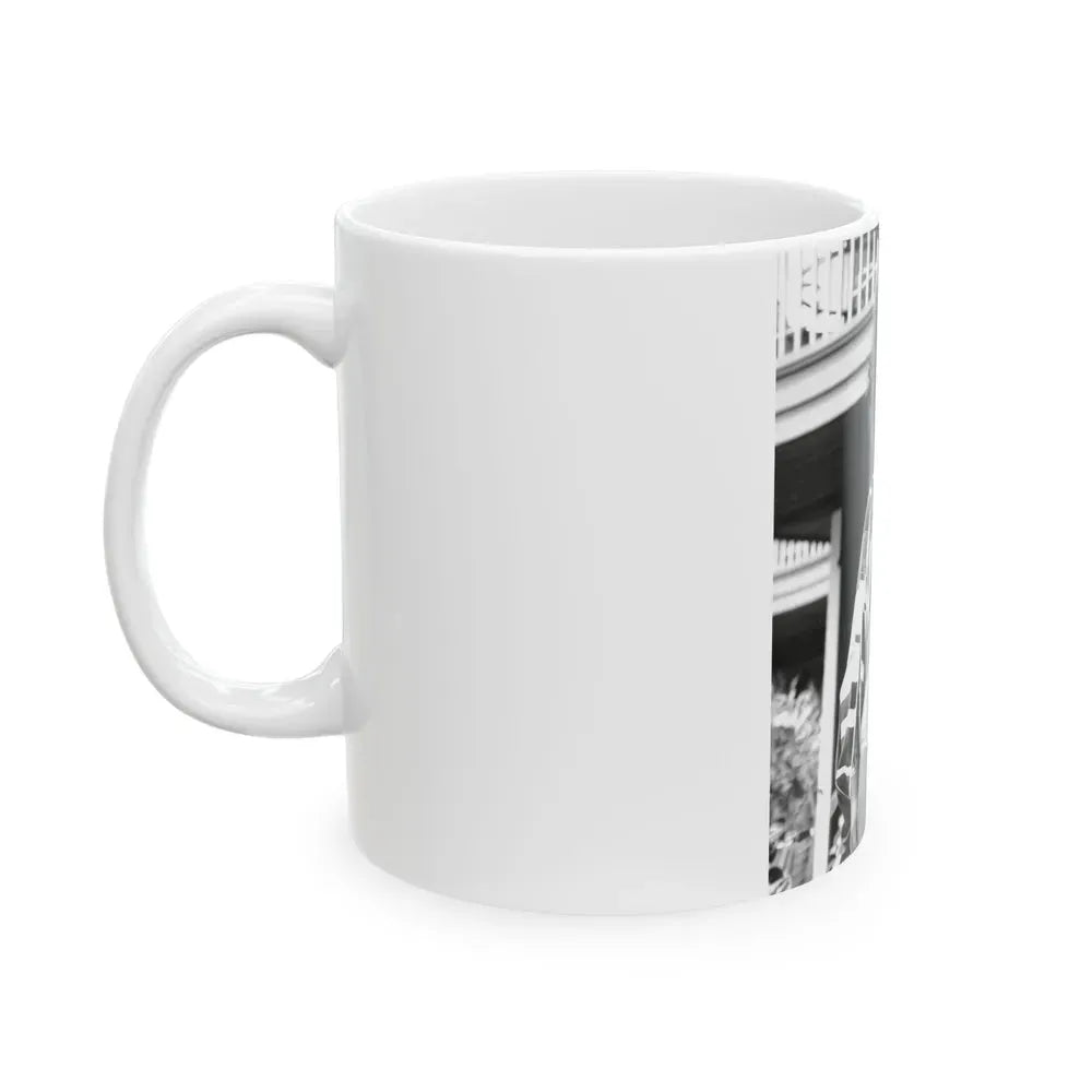 Joan Collins #548 (Vintage Female Icon) White Coffee Mug - Go Mug Yourself