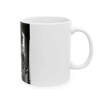 Joan Collins #548 (Vintage Female Icon) White Coffee Mug - Go Mug Yourself