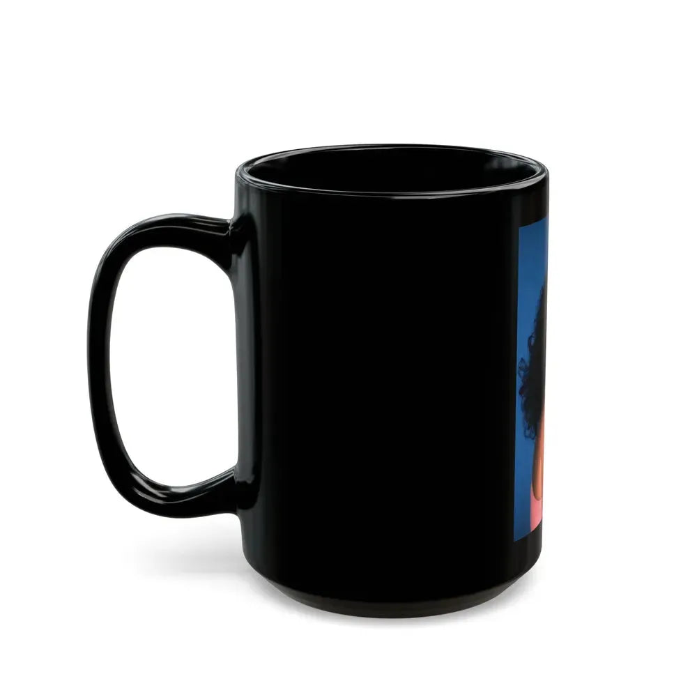 Joan Collins #555 (Vintage Female Icon) Black Coffee Mug - Go Mug Yourself