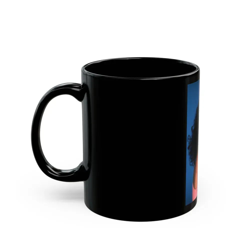 Joan Collins #555 (Vintage Female Icon) Black Coffee Mug - Go Mug Yourself