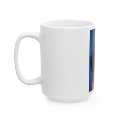 Joan Collins #555 (Vintage Female Icon) White Coffee Mug - Go Mug Yourself
