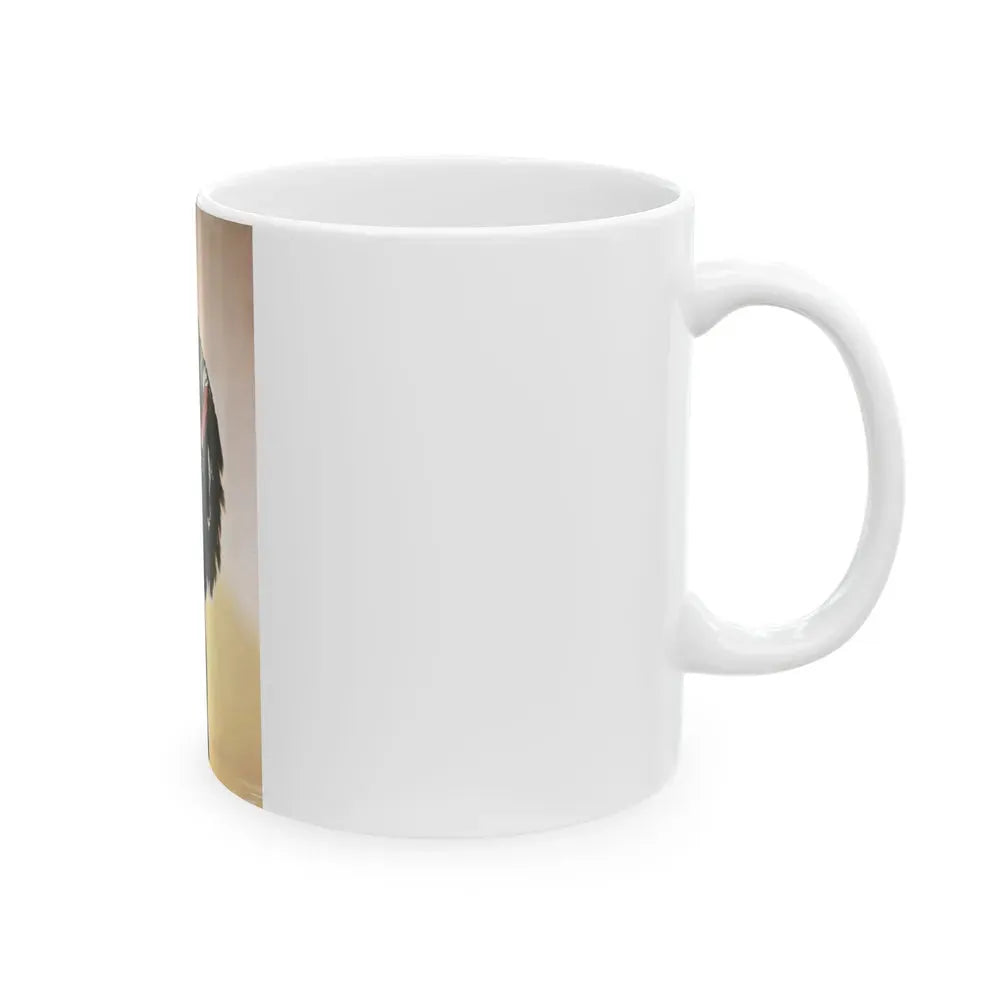 Joan Collins #556 (Vintage Female Icon) White Coffee Mug - Go Mug Yourself