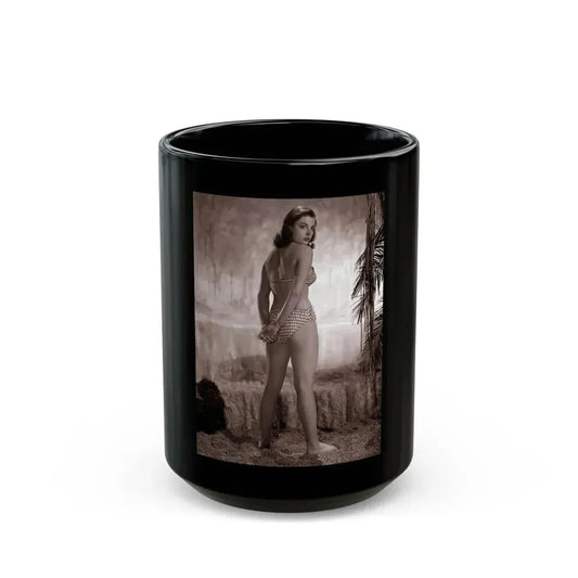 Joan Collins #559 (Vintage Female Icon) Black Coffee Mug 15oz - Go Mug Yourself