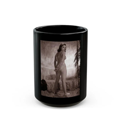 Joan Collins #559 (Vintage Female Icon) Black Coffee Mug 15oz - Go Mug Yourself