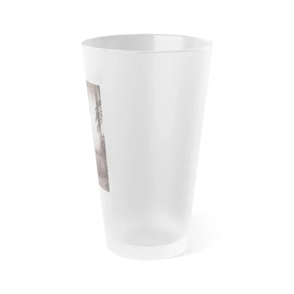 Joan Collins #559 (Vintage Female Icon) Frosted Pint Glass 16oz - Go Mug Yourself