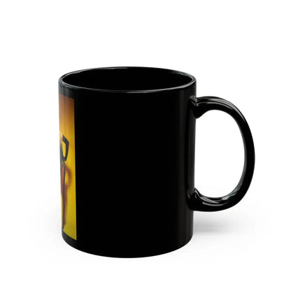 Joan Collins #562 (Vintage Female Icon) Black Coffee Mug - Go Mug Yourself