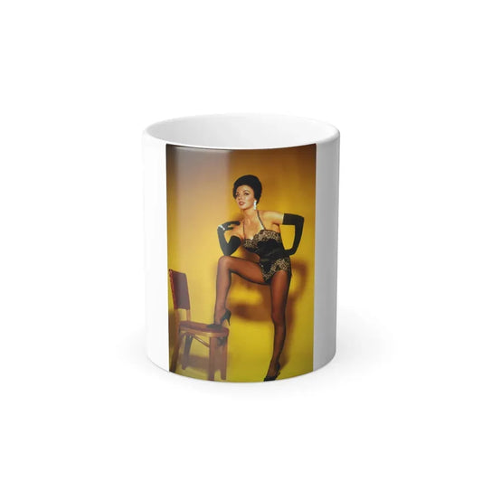 Joan Collins #562 (Vintage Female Icon) Color Changing Coffee Mug 11oz - Go Mug Yourself