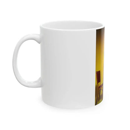 Joan Collins #562 (Vintage Female Icon) White Coffee Mug - Go Mug Yourself