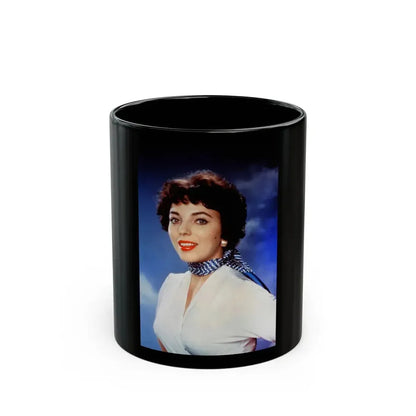 Joan Collins #564 (Vintage Female Icon) Black Coffee Mug 11oz - Go Mug Yourself