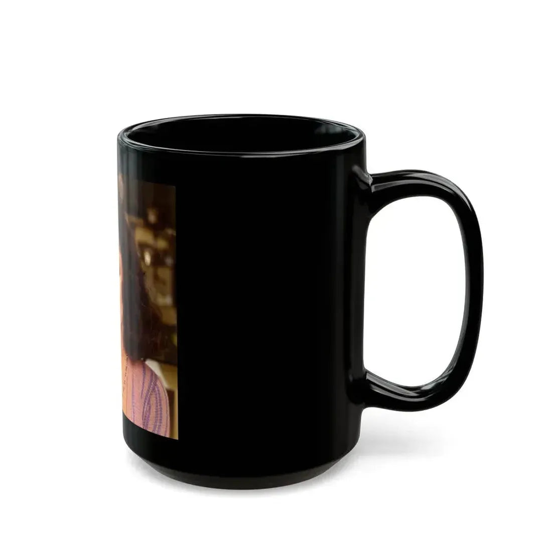 Joan Collins #565 (Vintage Female Icon) Black Coffee Mug - Go Mug Yourself