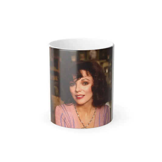 Joan Collins #565 (Vintage Female Icon) Color Changing Coffee Mug 11oz - Go Mug Yourself