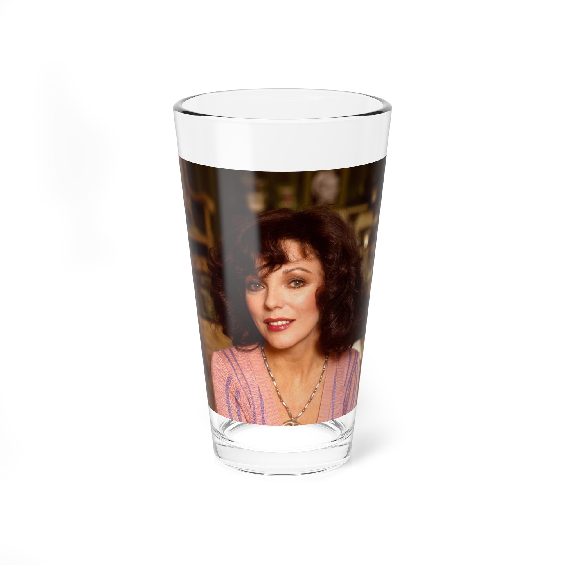 Joan Collins #565 (Vintage Female Icon) Pint Glass 16oz-16oz-Go Mug Yourself