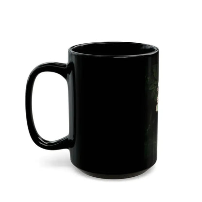 Joan Collins #568 (Vintage Female Icon) Black Coffee Mug - Go Mug Yourself