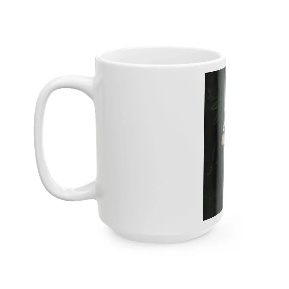 Joan Collins #568 (Vintage Female Icon) White Coffee Mug - Go Mug Yourself