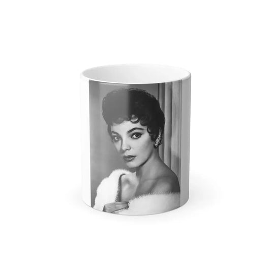 Joan Collins #572 (Vintage Female Icon) Color Changing Coffee Mug 11oz - Go Mug Yourself