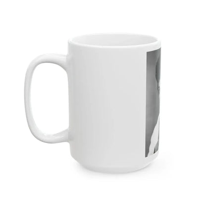 Joan Collins #572 (Vintage Female Icon) White Coffee Mug - Go Mug Yourself