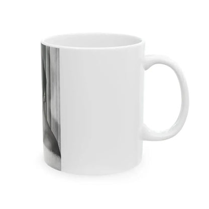 Joan Collins #572 (Vintage Female Icon) White Coffee Mug - Go Mug Yourself