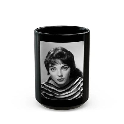 Joan Collins #573 (Vintage Female Icon) Black Coffee Mug 15oz - Go Mug Yourself