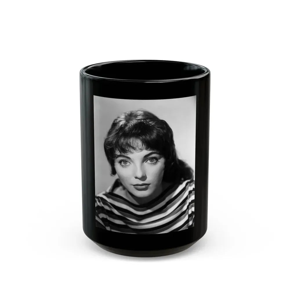 Joan Collins #573 (Vintage Female Icon) Black Coffee Mug 15oz - Go Mug Yourself
