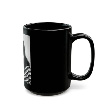 Joan Collins #573 (Vintage Female Icon) Black Coffee Mug - Go Mug Yourself