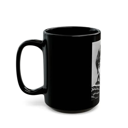 Joan Collins #573 (Vintage Female Icon) Black Coffee Mug - Go Mug Yourself