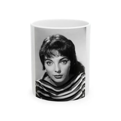 Joan Collins #573 (Vintage Female Icon) White Coffee Mug 11oz - Go Mug Yourself