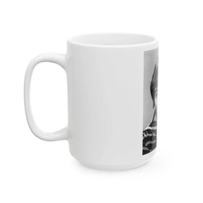 Joan Collins #573 (Vintage Female Icon) White Coffee Mug - Go Mug Yourself
