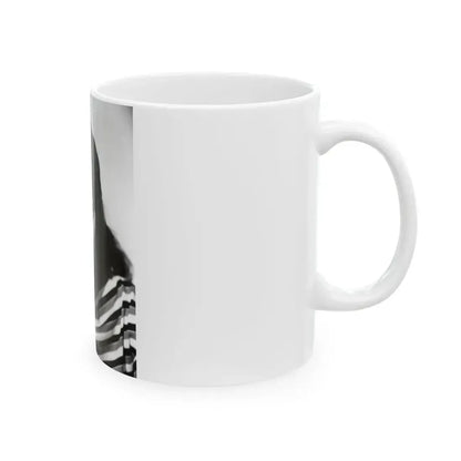 Joan Collins #573 (Vintage Female Icon) White Coffee Mug - Go Mug Yourself