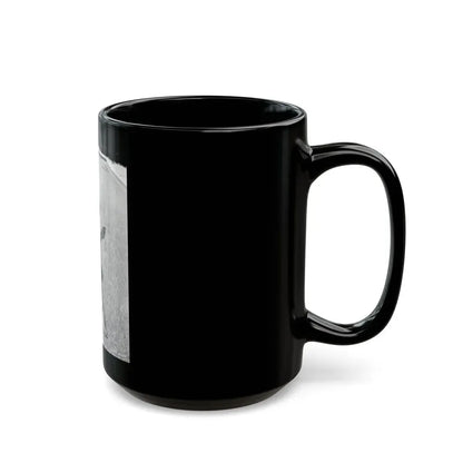 Joan Collins #575 (Vintage Female Icon) Black Coffee Mug - Go Mug Yourself