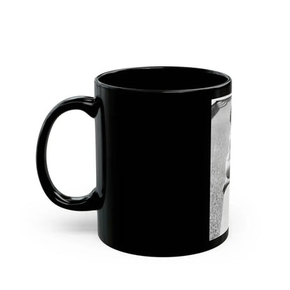 Joan Collins #575 (Vintage Female Icon) Black Coffee Mug - Go Mug Yourself