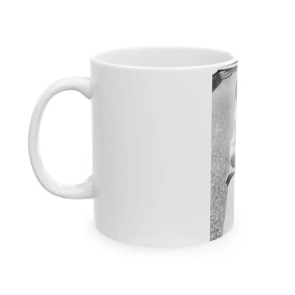 Joan Collins #575 (Vintage Female Icon) White Coffee Mug - Go Mug Yourself