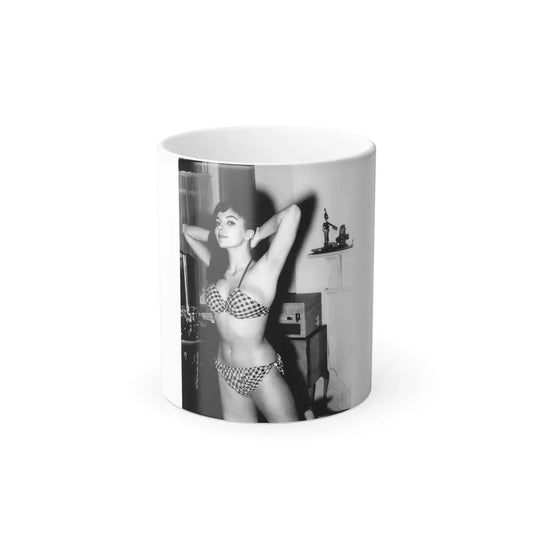 Joan Collins #576 (Vintage Female Icon) Color Changing Coffee Mug 11oz - Go Mug Yourself
