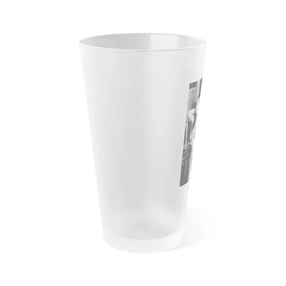 Joan Collins #576 (Vintage Female Icon) Frosted Pint Glass 16oz - Go Mug Yourself