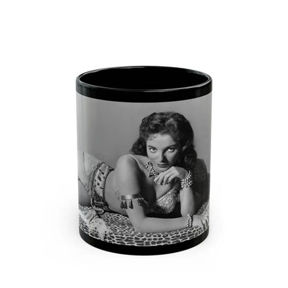 Joan Collins #577 (Vintage Female Icon) Black Coffee Mug 11oz - Go Mug Yourself
