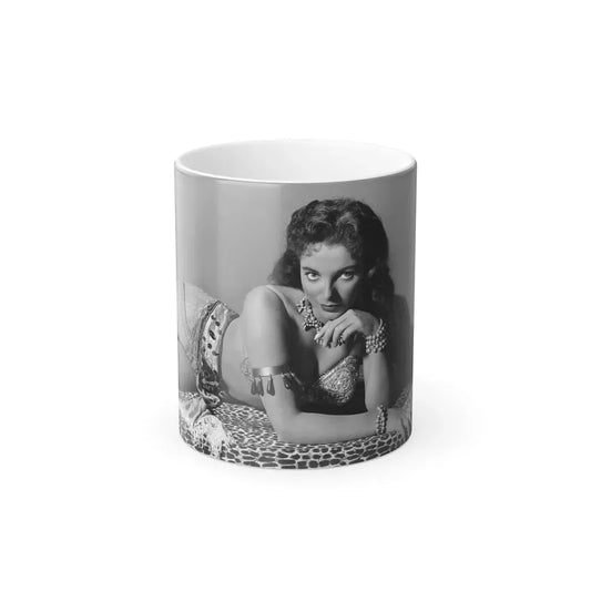 Joan Collins #577 (Vintage Female Icon) Color Changing Coffee Mug 11oz - Go Mug Yourself