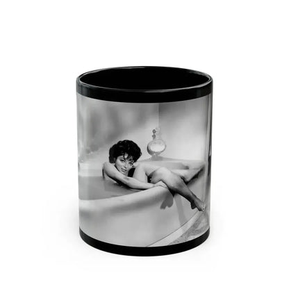 Joan Collins #578 1 (Vintage Female Icon) Black Coffee Mug 11oz - Go Mug Yourself