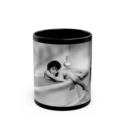 Joan Collins #578 1 (Vintage Female Icon) Black Coffee Mug 11oz - Go Mug Yourself