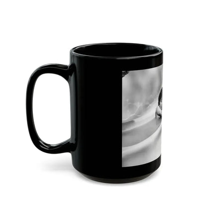 Joan Collins #578 1 (Vintage Female Icon) Black Coffee Mug - Go Mug Yourself