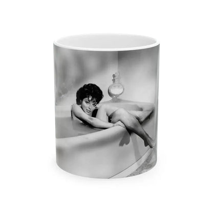 Joan Collins #578 1 (Vintage Female Icon) White Coffee Mug 11oz - Go Mug Yourself