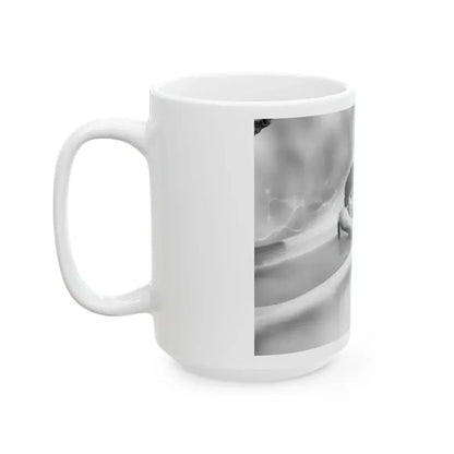 Joan Collins #578 1 (Vintage Female Icon) White Coffee Mug - Go Mug Yourself