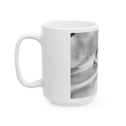 Joan Collins #578 1 (Vintage Female Icon) White Coffee Mug - Go Mug Yourself