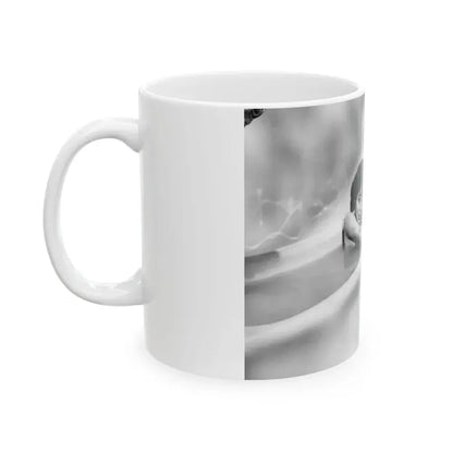 Joan Collins #578 1 (Vintage Female Icon) White Coffee Mug - Go Mug Yourself