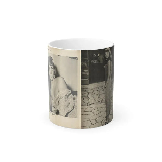 Joan Collins #582 - Europe's Top Pin-Ups Issue #3 1956 (Vintage Female Icon) Color Changing Coffee Mug 11oz - Go Mug Yourself